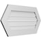 Ekena Millwork Half Round Surface Mount PVC Gable Vent: Functional, w/ 3-1/2"W x 1"P Standard Frame, 38"W x 19"H GVPHR38X1901SF - alternate 5